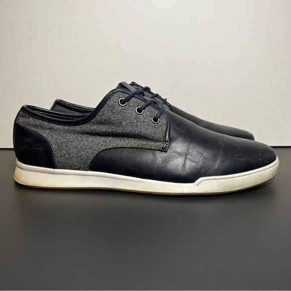 Mens MOUNTAIN CREEK Navy Blue Oxford Style Casual Sneakers / Size 11 M - Picture 2 of 10